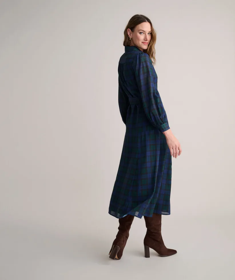 blackwatch-plaid-paige-dress-ExLrSAkW-3.webp Shirts|Dresses>UNTUCKit Paige Dress Blackwatch Plaid