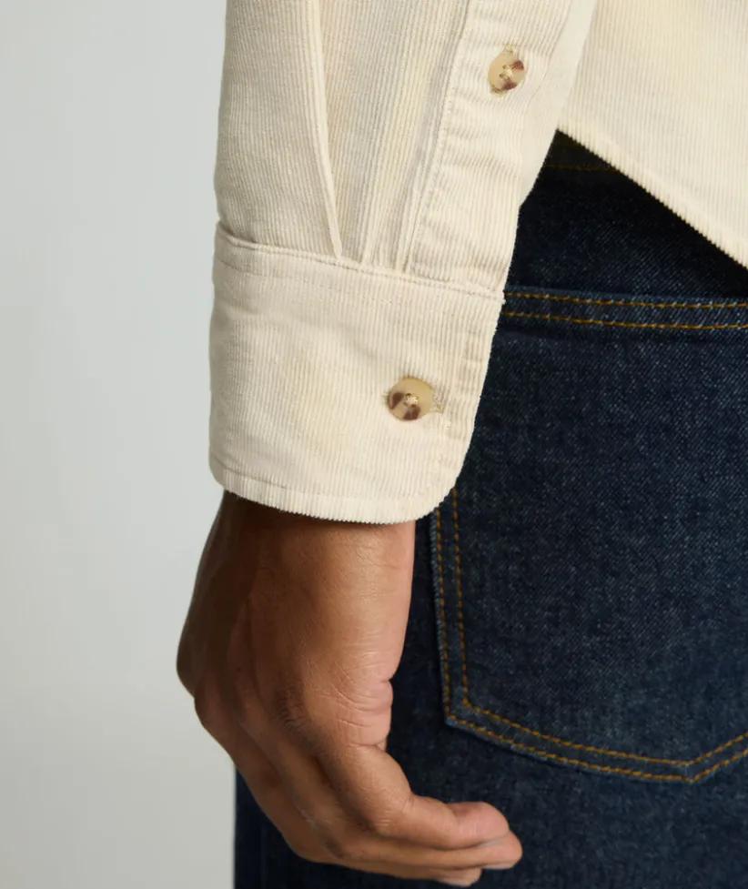 corduroy-shirt-KgDUjgRb-3.webp Button-Down Shirts>UNTUCKit Corduroy Shirt Fog