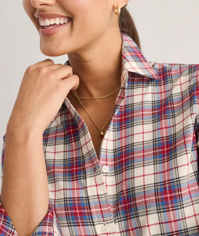 cotton-plaid-sadie-shirt-BXgflQsL-4.webp Shirts|Dresses>UNTUCKit Cotton Sadie Shirt Plaid