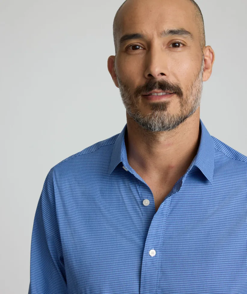 cottontek-kleinwood-shirt-wHTzeNtx-4.webp Button-Down Shirts>UNTUCKit CottonTek⢠Kleinwood Shirt Blue Gingham