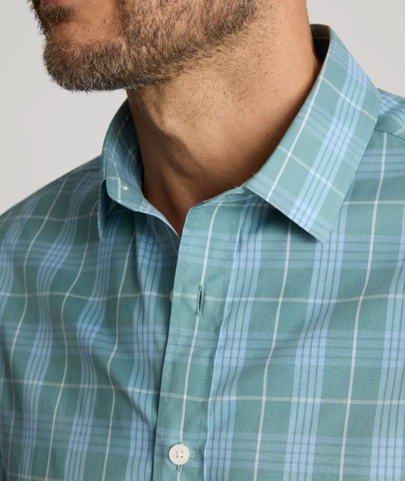 cottontek-lancaster-shirt-QvODztlB-1.webp Button-Down Shirts>UNTUCKit CottonTek⢠Lancaster Shirt Green Check