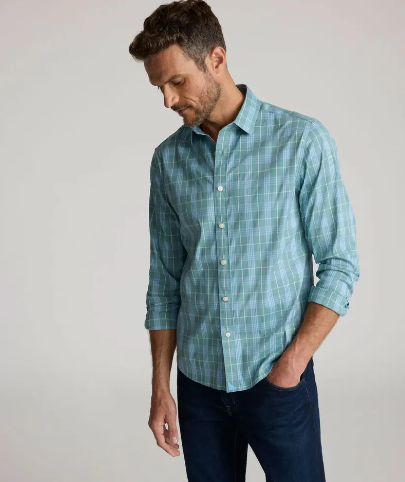 cottontek-lancaster-shirt-QvODztlB-3.webp Button-Down Shirts>UNTUCKit CottonTek⢠Lancaster Shirt Green Check