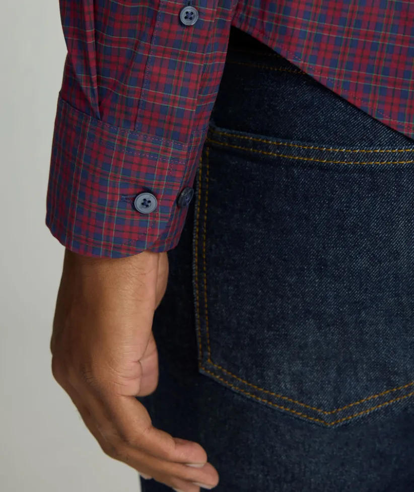 cottontek-severen-shirt-EHfTaInA-2.webp Button-Down Shirts>UNTUCKit CottonTek⢠Severen Shirt Red & Blue Plaid