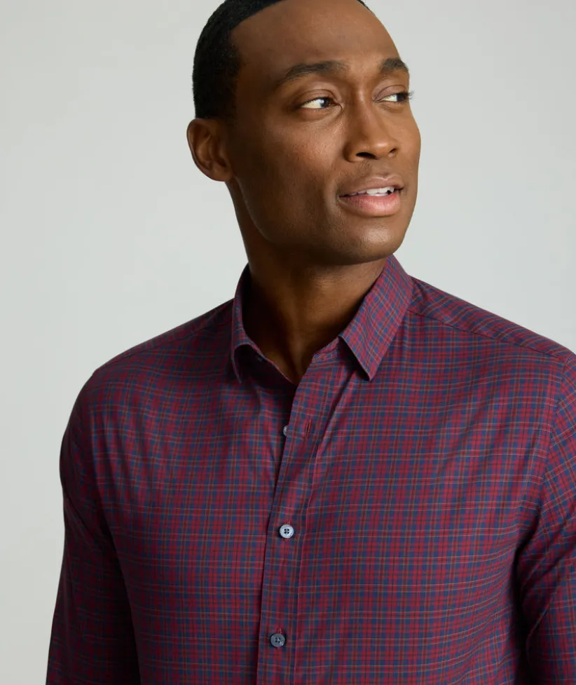 cottontek-severen-shirt-EHfTaInA-4.webp Button-Down Shirts>UNTUCKit CottonTek⢠Severen Shirt Red & Blue Plaid