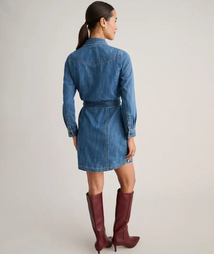 denim-lea-shirt-dress-GSWbHZtn-2.webp Shirts|Dresses>UNTUCKit Denim Lea Shirt Dress Solid Blue