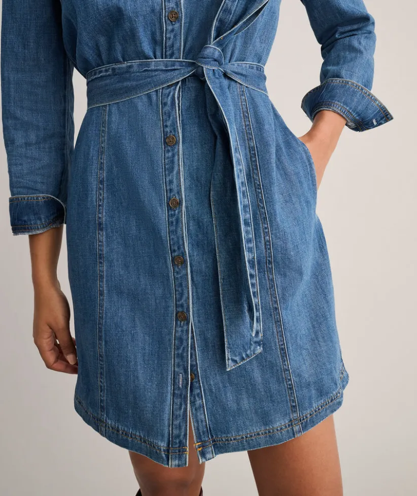 denim-lea-shirt-dress-GSWbHZtn-3.webp Shirts|Dresses>UNTUCKit Denim Lea Shirt Dress Solid Blue