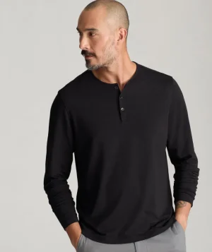 Tees & Henleys>UNTUCKit EcoSoft™ Henley Black