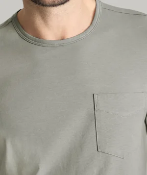 Tees & Henleys>UNTUCKit EcoSoft™ Pocket Tee - FINAL SALE Slate Green