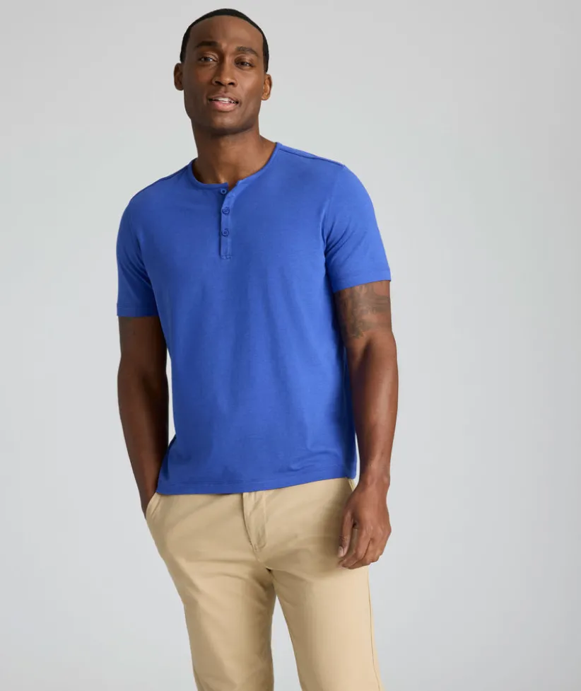 ecosoft-short-sleeve-henley-qOSMQRwj-3.webp Tees & Henleys>UNTUCKit EcoSoft™ Short-Sleeve Henley Cobalt Blue