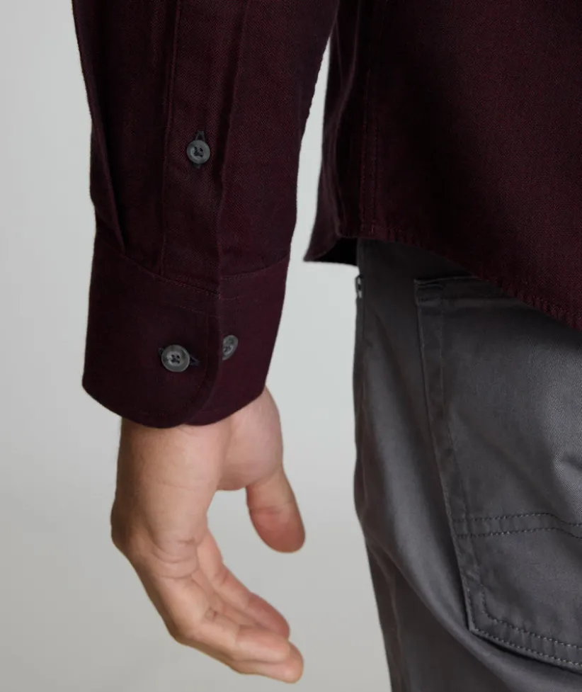 flannel-hemsworth-shirt-TIrKVPVh-2.webp Button-Down Shirts>UNTUCKit Flannel Hemsworth Shirt Maroon