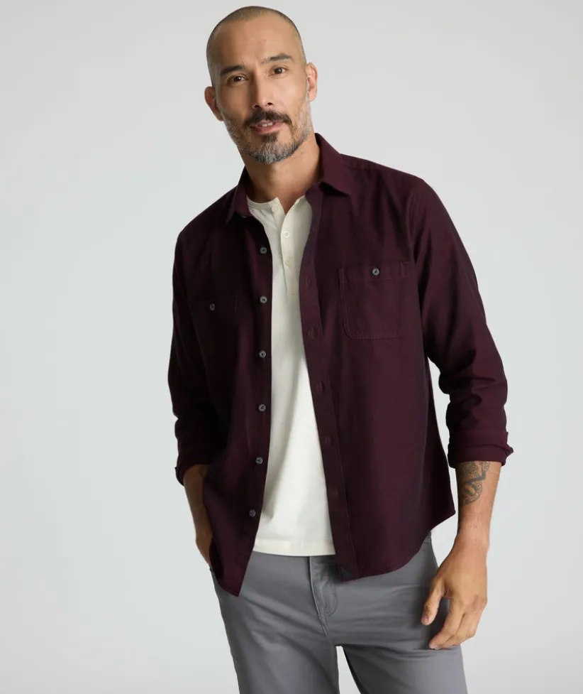 flannel-hemsworth-shirt-TIrKVPVh-3.webp Button-Down Shirts>UNTUCKit Flannel Hemsworth Shirt Maroon
