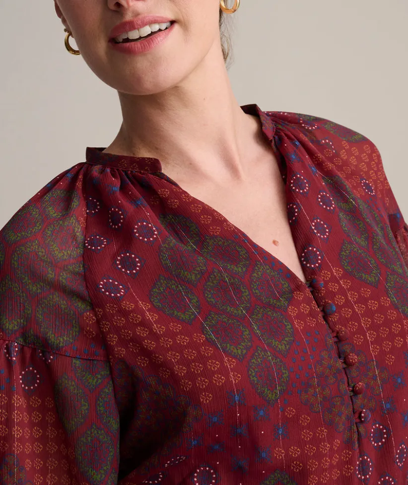 georgette-carly-dress-qULDkxYC-2.webp Shirts|Dresses>UNTUCKit Georgette Carly Dress Red Diamond Patchwork Print