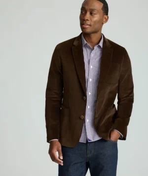 Sport Coats>UNTUCKit Italian Corduroy Danton Sport Coat Brown