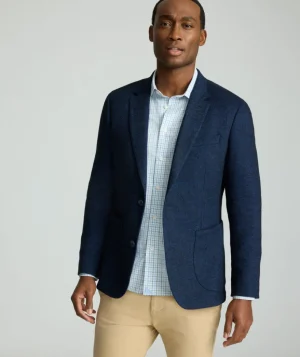 Sport Coats>UNTUCKit Italian Knit Ferron Sport Coat Navy