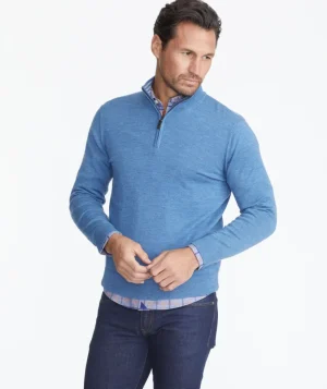 Sweaters>UNTUCKit Merino Wool Quarter-Zip - FINAL SALE