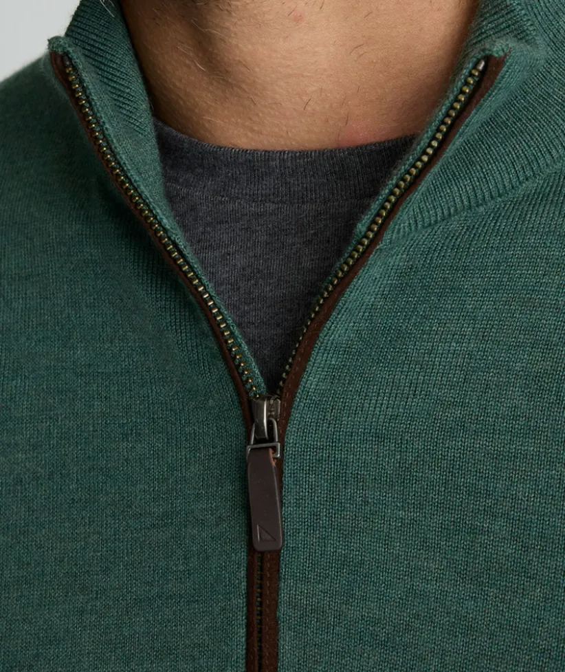 merino-wool-quarter-zip-sweate-DKlDYZiw-1.webp Sweaters>UNTUCKit Merino Wool Quarter-Zip Sweater - FINAL SALE Dark Green