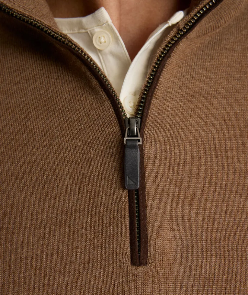 merino-wool-quarter-zip-sweate-UtvGsjbz-1.webp Sweaters>UNTUCKit Merino Wool Quarter-Zip Sweater Caramel