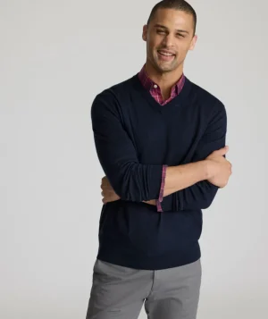 Sweaters>UNTUCKit Merino Wool V-Neck Sweater