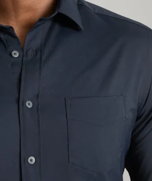 Button-Down Shirts>UNTUCKit Performance Gironde Shirt Black