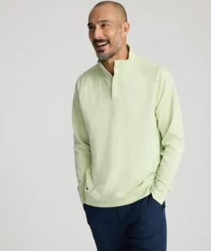 Sweatshirts>UNTUCKit Performance Mason Quarter-Zip Mint Green