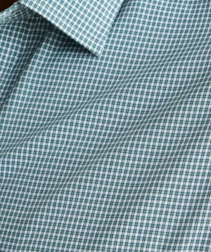 Button-Down Shirts>UNTUCKit Performance Shirt with Pocket Green Check