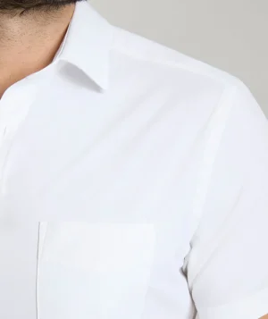 Button-Down Shirts>UNTUCKit Performance Short-Sleeve Gironde Shirt White