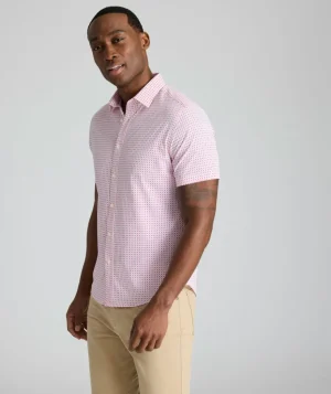 Button-Down Shirts>UNTUCKit Performance Short-Sleeve Shirt