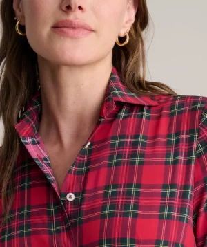 Shirts|Dresses>UNTUCKit Plaid Judy Pleated Dress Stewart Plaid