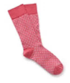 Shoes & Accessories>UNTUCKit Printed Socks Red Geo Print