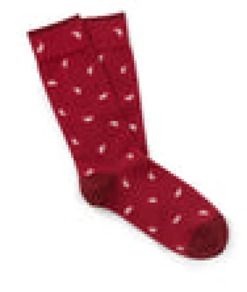 printed-socks-QIbblDvE-1.webp Shoes & Accessories>UNTUCKit Printed Socks Maroon Paisley Print
