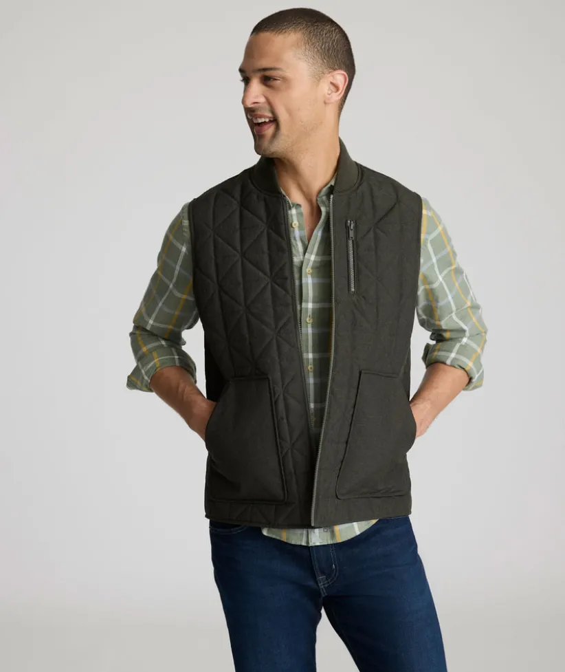 quilted-city-vest-KkFWAdBO-2.webp Jackets & Vests>UNTUCKit Quilted City Vest Dark Green