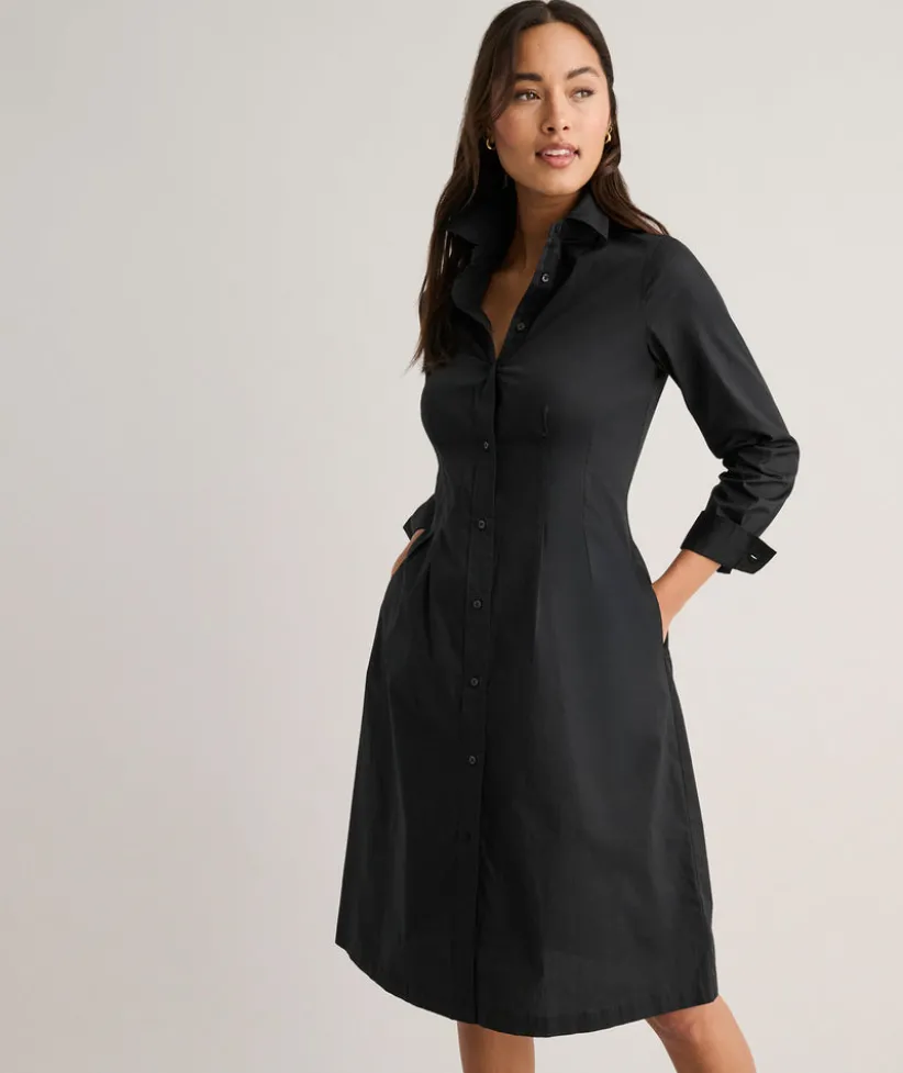 stretch-cotton-milan-dress-XxJJSxPu-4.webp Shirts|Dresses>UNTUCKit Stretch Cotton Milan Dress Black