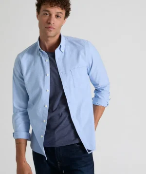 Button-Down Shirts>UNTUCKit Stretch Cotton Oxford Bridges Shirt