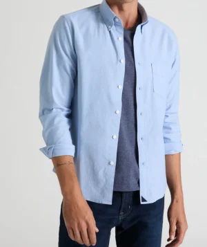 Button-Down Shirts>UNTUCKit Stretch Cotton Oxford Bridges Shirt