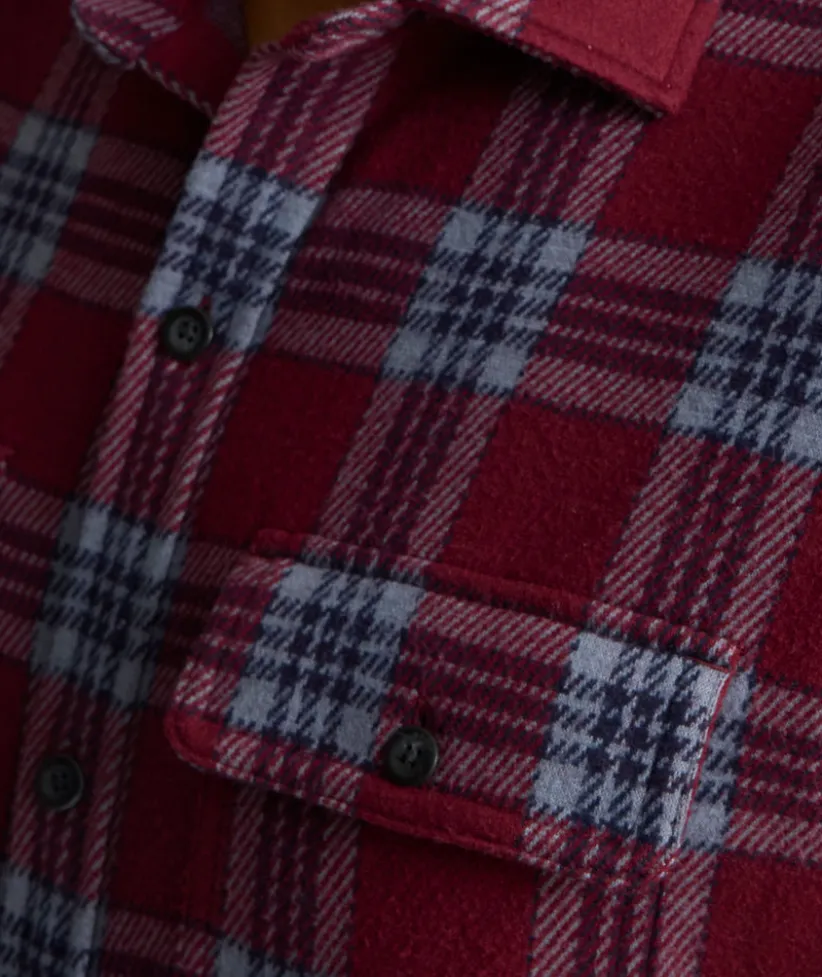 sweater-flannel-FHzXMIoE-1.webp Button-Down Shirts>UNTUCKit Sweater Flannel Tawny Port