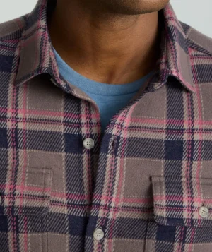 Button-Down Shirts>UNTUCKit Sweater Flannel Alloy