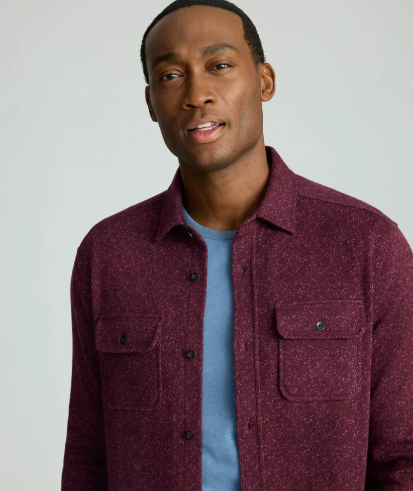 sweater-flannel-fCIaLIKO-0.webp Button-Down Shirts>UNTUCKit Sweater Flannel Maroon