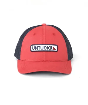 Shoes & Accessories>UNTUCKit Trucker Hat Red
