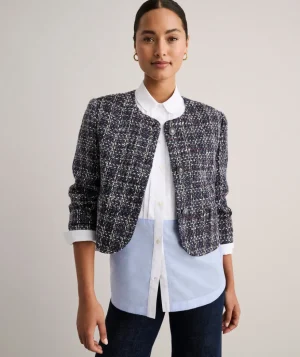 Shirts|Dresses>UNTUCKit Tweed Cropped Shay Jacket Tweed Multi