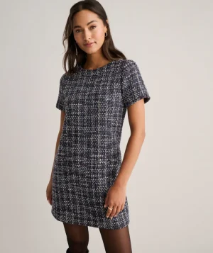 Shirts|Dresses>UNTUCKit Tweed Ravenna Shift Dress Tweed Multi