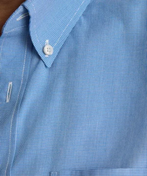 Button-Down Shirts>UNTUCKit Wrinkle-Free Cadetto Shirt Blue Microgingham