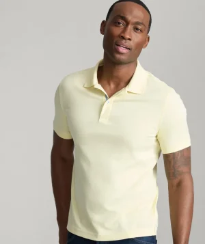 Polos>UNTUCKit Wrinkle-Free Damaschino Polo Yellow