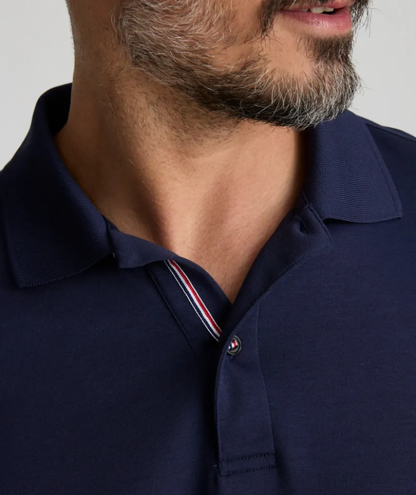 wrinkle-free-damaschino-polo-sXfWGAqz-3.webp Polos>UNTUCKit Wrinkle-Free Damaschino Polo Navy