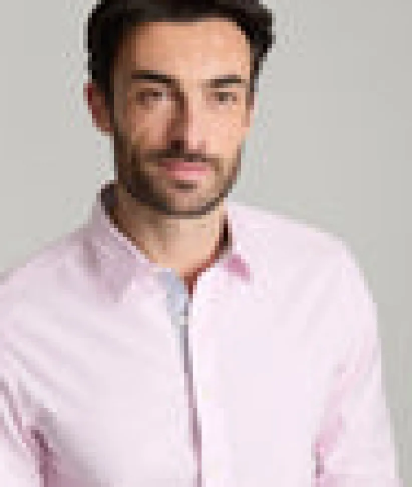 wrinkle-free-douro-shirt-ZJKZUqIp-4.webp Button-Down Shirts>UNTUCKit Wrinkle-Free Douro Shirt Pink & White Stripe With Contrast Cuff