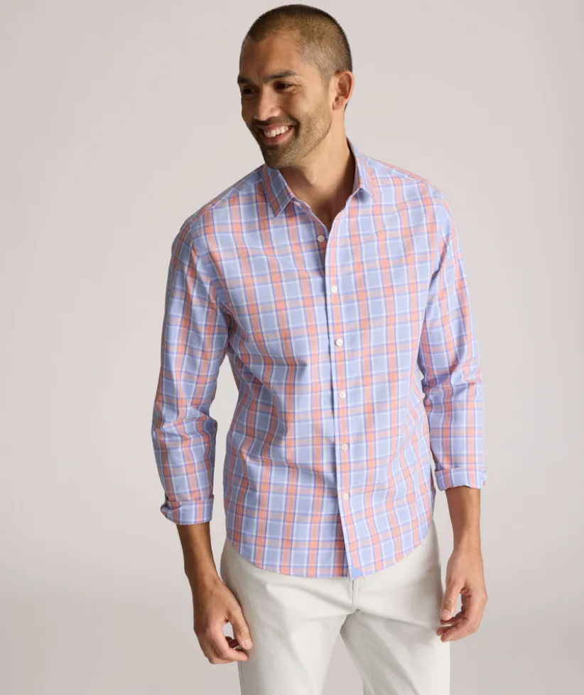 wrinkle-free-ravenswood-shirt-EgPfMWzp-0.webp Button-Down Shirts>UNTUCKit Wrinkle-Free Ravenswood Shirt - FINAL SALE Blue & Orange Plaid