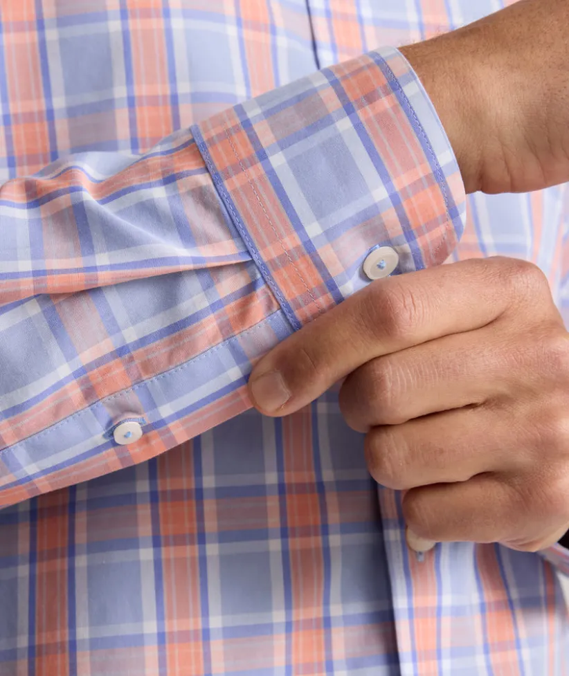 wrinkle-free-ravenswood-shirt-EgPfMWzp-3.webp Button-Down Shirts>UNTUCKit Wrinkle-Free Ravenswood Shirt - FINAL SALE Blue & Orange Plaid