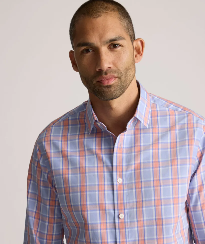 wrinkle-free-ravenswood-shirt-EgPfMWzp-4.webp Button-Down Shirts>UNTUCKit Wrinkle-Free Ravenswood Shirt - FINAL SALE Blue & Orange Plaid