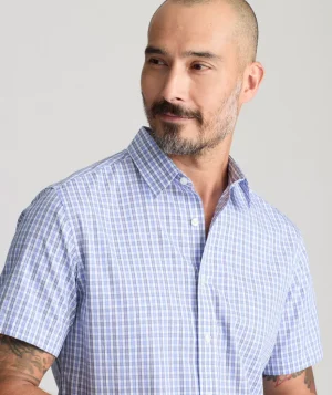 Button-Down Shirts>UNTUCKit Wrinkle-Free Short-Sleeve Dante Shirt