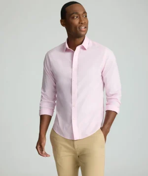 Button-Down Shirts>UNTUCKit Wrinkle-Free Stretch Cotton Arden Shirt Light Pink
