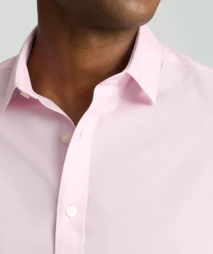 Button-Down Shirts>UNTUCKit Wrinkle-Free Stretch Cotton Arden Shirt Light Pink